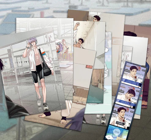 Pearl Boy Team Lezhin Behind Postcard Set