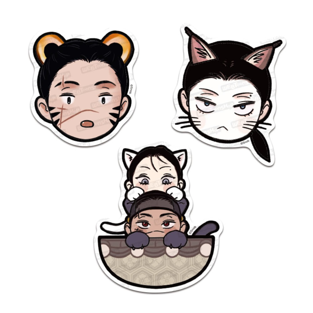 Steel Under Silk Big Cut-Out Sticker Set