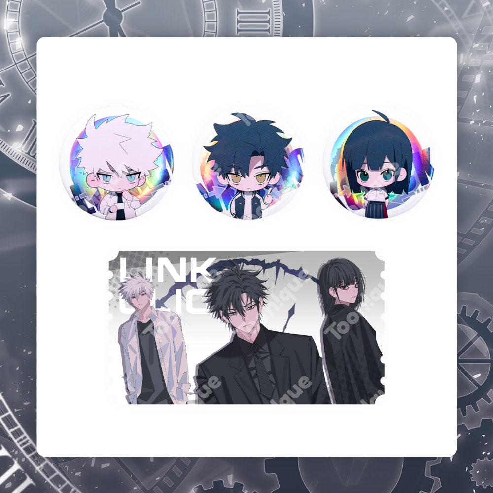 LINK CLICK Countdown Series - Q Version Can Badge Set