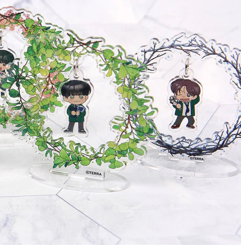 Spinach Bouquet Four Seasons Hanging Acrylic Stand