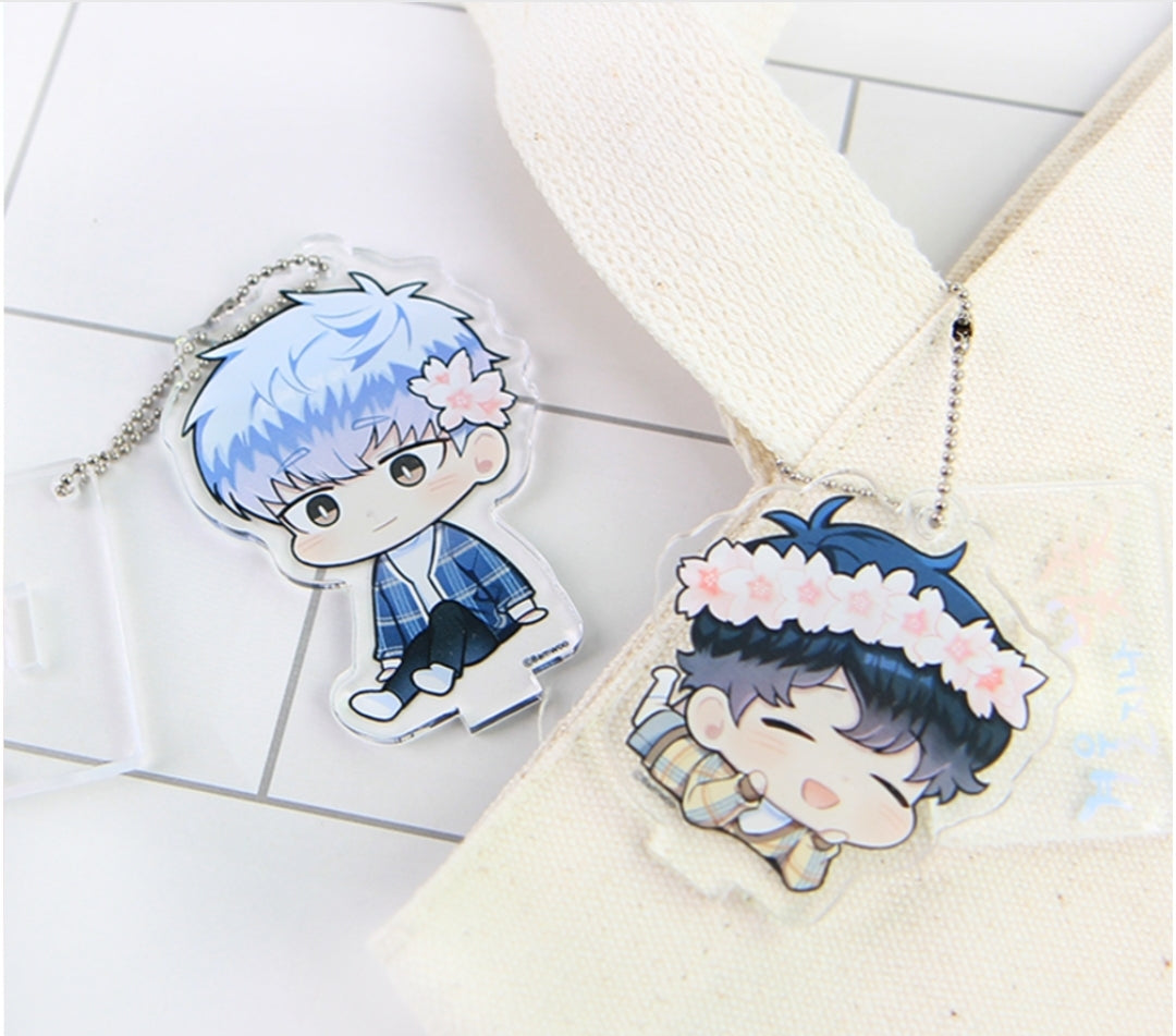 Cherry Blossoms After Winter Acrylic Charm