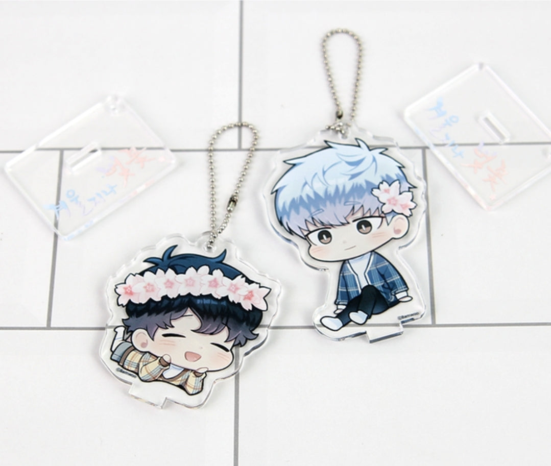 Cherry Blossoms After Winter Acrylic Charm