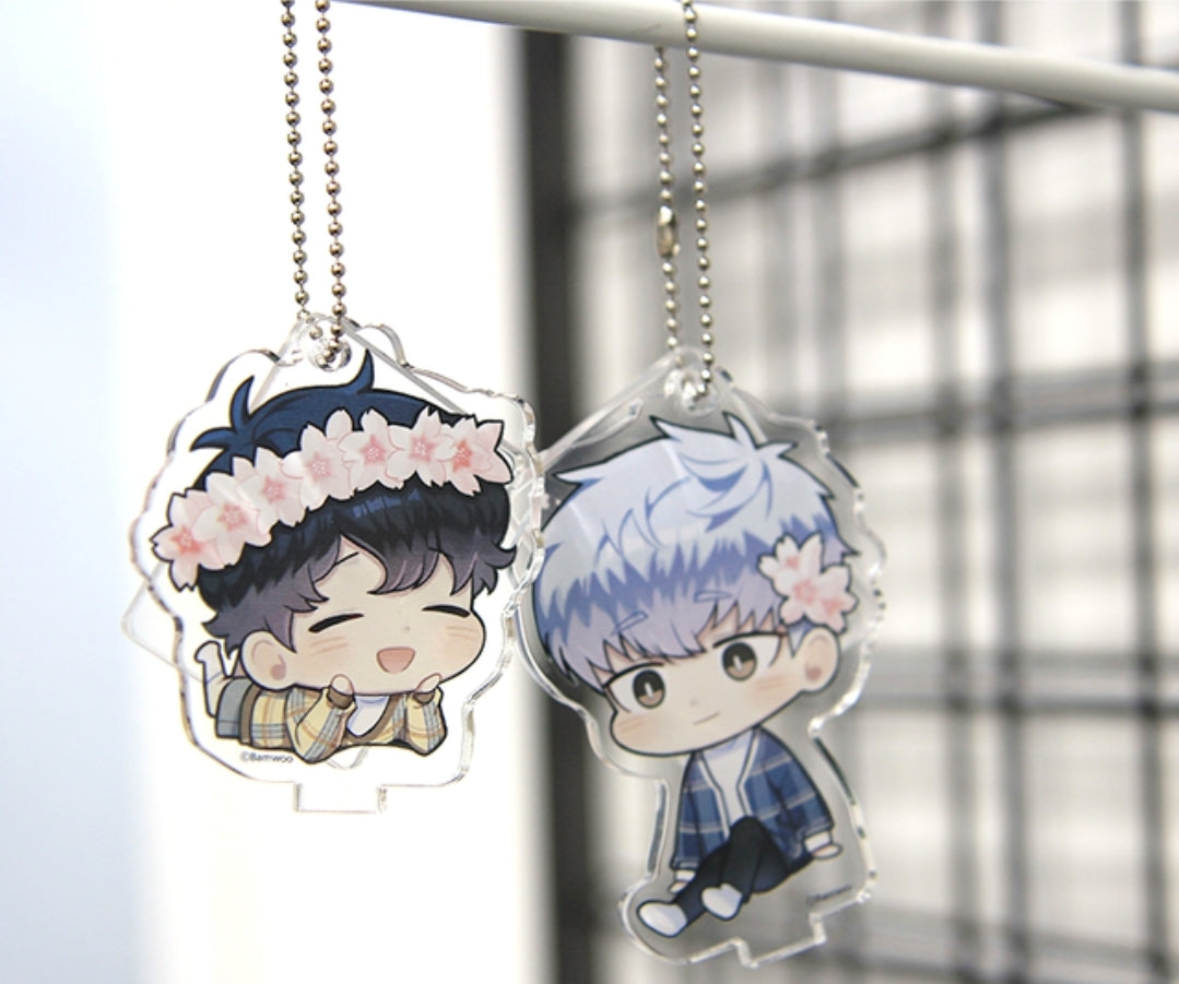 Cherry Blossoms After Winter Acrylic Charm