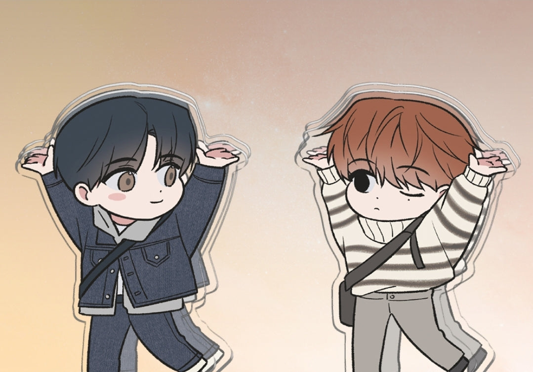 Between the Stars (Sun & Comet) Mini Acrylic Clip Set