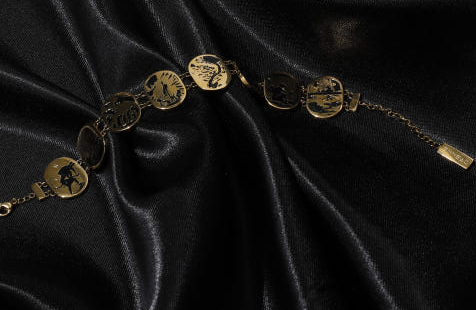 Ennead Bracelet and Earrings Set