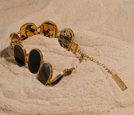 Ennead Bracelet and Earrings Set
