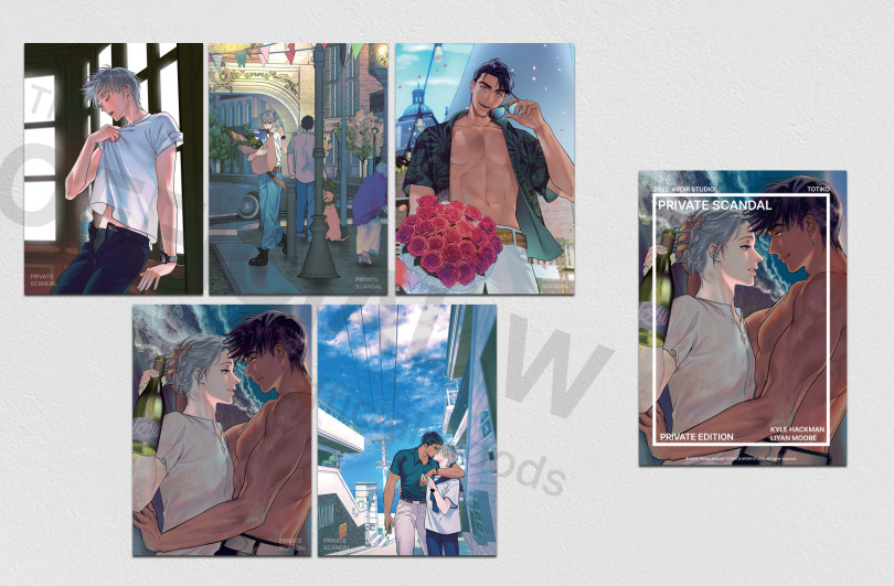 Private Scandal Private Edition Illustration Set