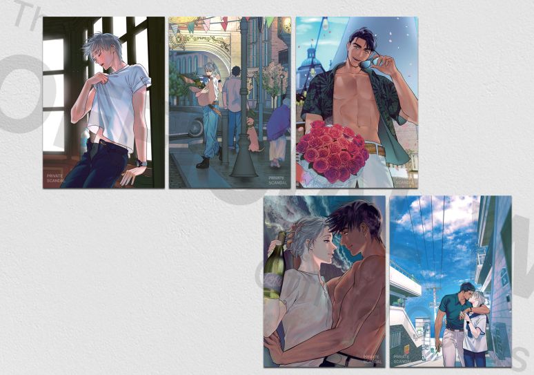 Private Scandal Private Edition Illustration Set