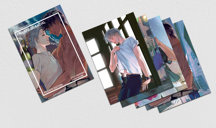 Private Scandal Private Edition Illustration Set