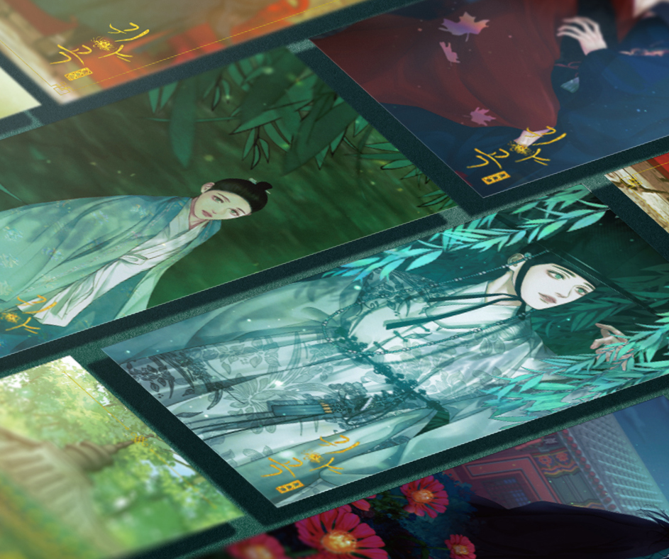 The Ghost's Nocturne Mini Poster Set
