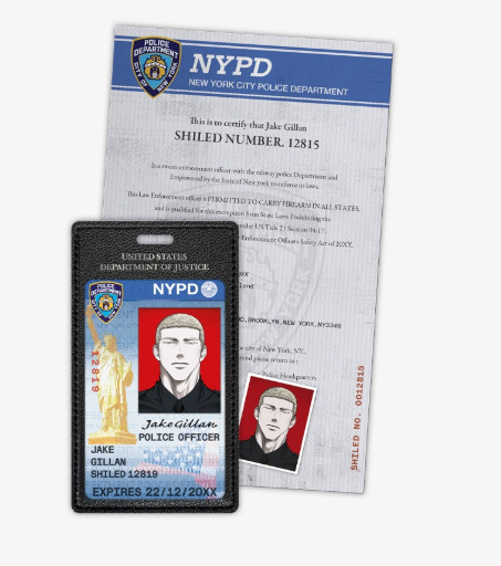 Shutline Jake ID Badge Set