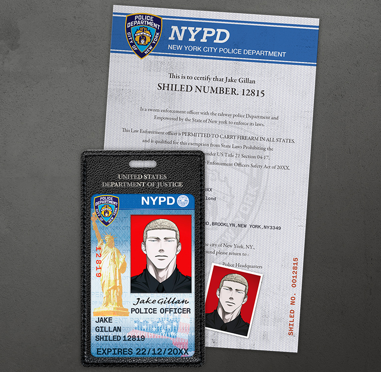 Shutline Jake ID Badge Set