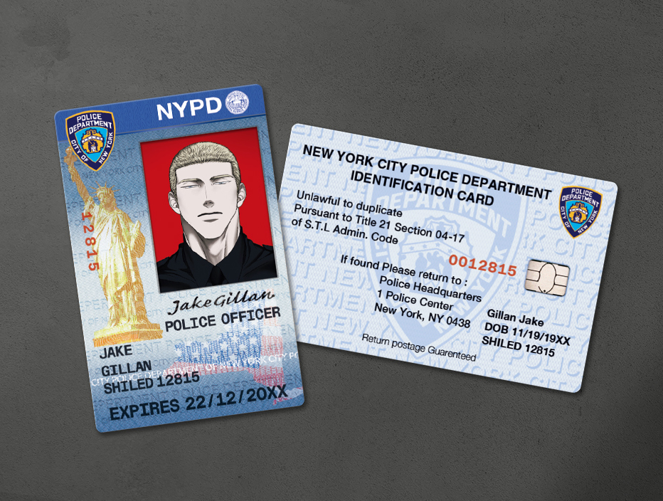 Shutline Jake ID Badge Set