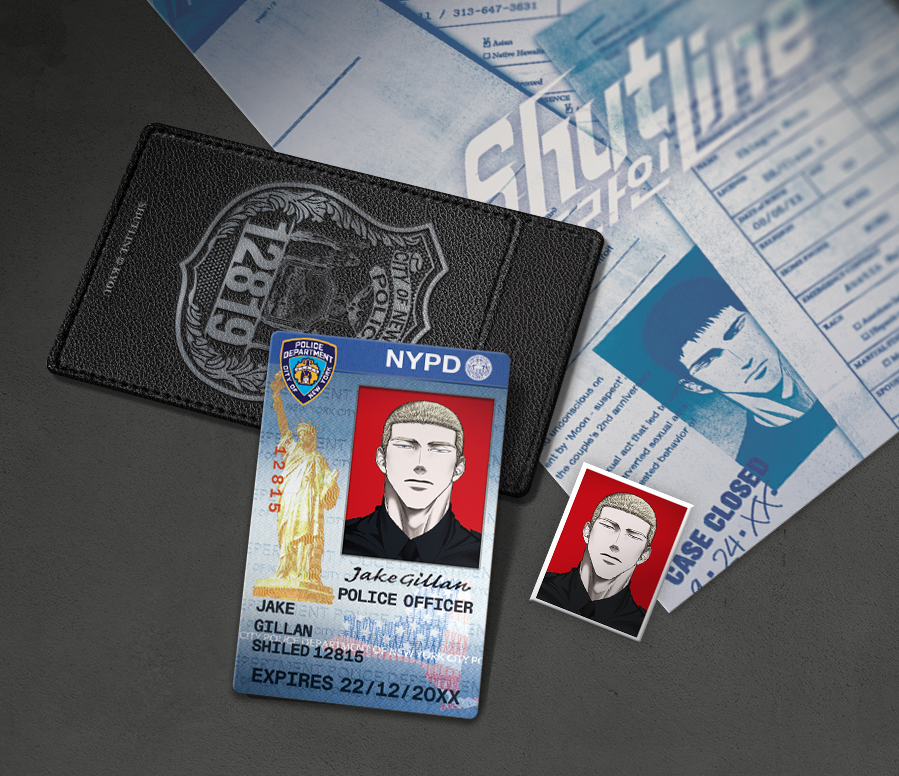 Shutline Jake ID Badge Set