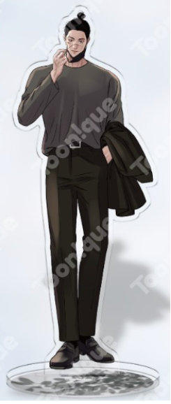 Steel Under Silk Acrylic Stand