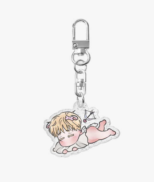 A Golden Pair Acrylic Keychain