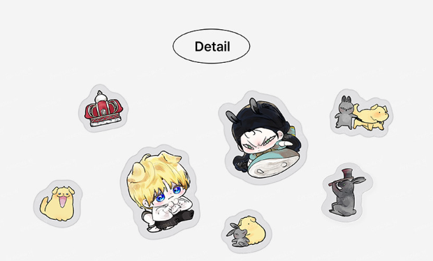 In the Doghouse Acrylic Shaker Keychain