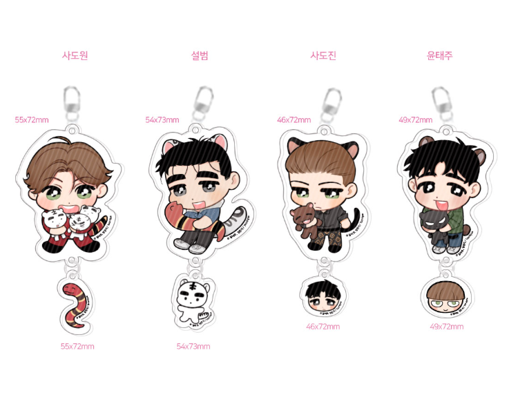 Full Volume Acrylic Keyring