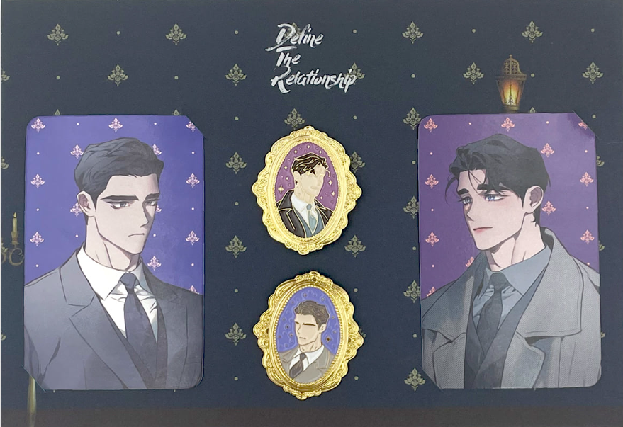 Define The Relationship - Metal badge SET (October Shipping)