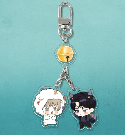 Cry Me a River Mieum and Jitae Keyrings
