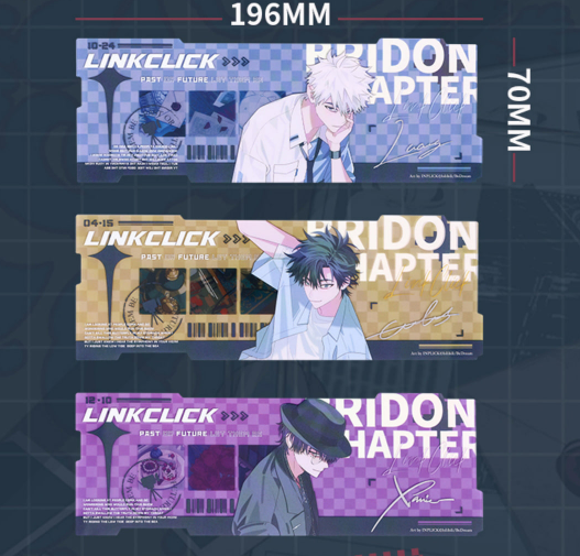 LINK CLICK: Bridon Arc Acrylic Ticket Set