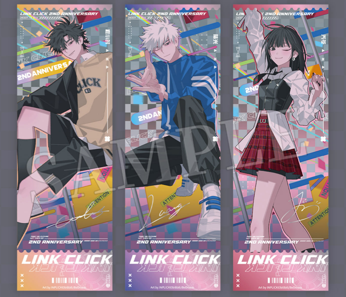 LINK CLICK: Shining Moment Holographic Card Set