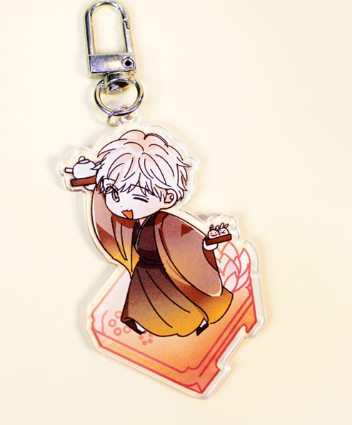 Where the Dragon's Rain Falls - Acrylic Keyring