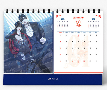 2025 Mr.Blue Season's Greetings Calendar