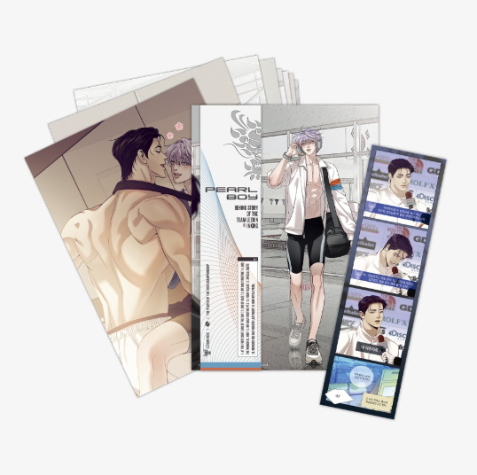 Pearl Boy Team Lezhin Behind Postcard Set