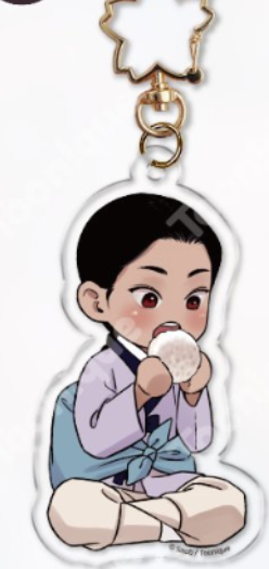 Steel Under Silk Acrylic Keychain