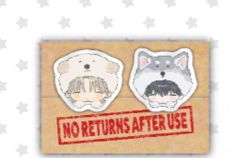 No Returns After Acrylic Clip Set
