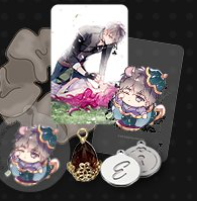 Villains Are Destined to Die Scrunchie Photo Card Set