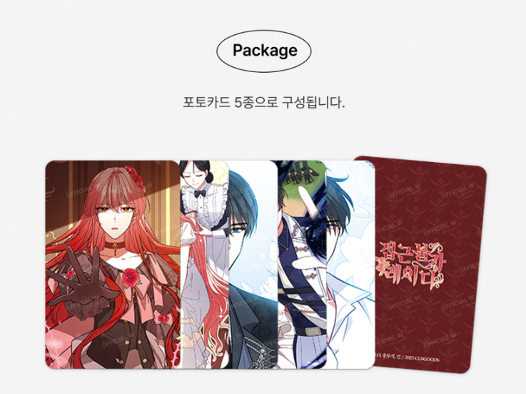 Solitary Lady Photo Card Set