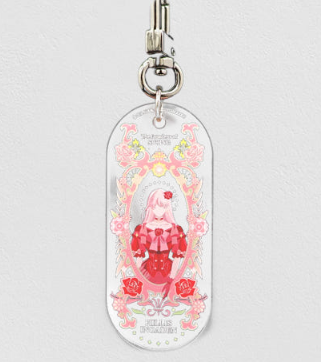 Solitary Lady Acrylic Keychain