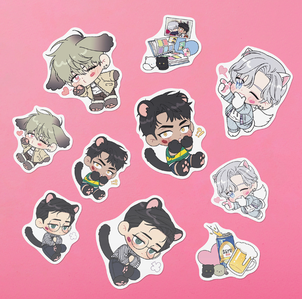 Stranger Than Friends Removable Stickers