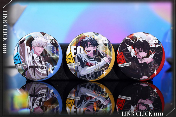 LINK CLICK: NEO AURORA Can Badge Set