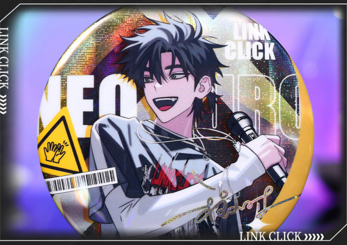 LINK CLICK: NEO AURORA Can Badge Set