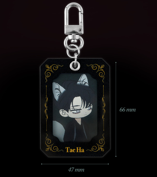Tears on a Withered Flowers SD Card Holder Keychain