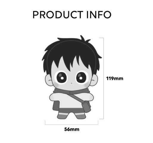 On the Way to Meet Mom Mori Doll Keychain