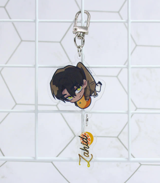 My Roommate Does It Too Much 2-Tier Dangling Acrylic Keychain