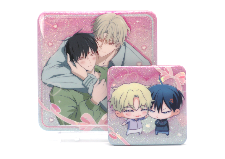 Low Tide in Twilight Couple Can Badge Set