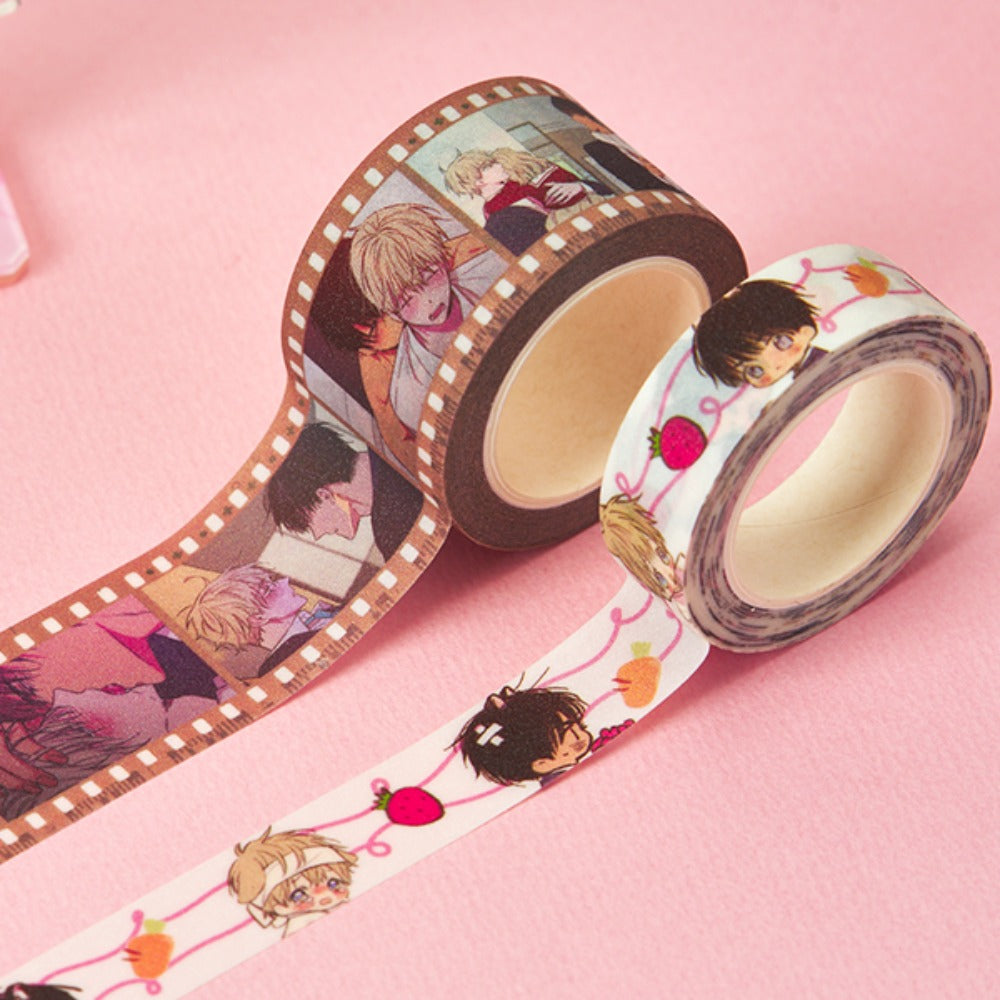 No Love Zone Glitter Washi Tapes