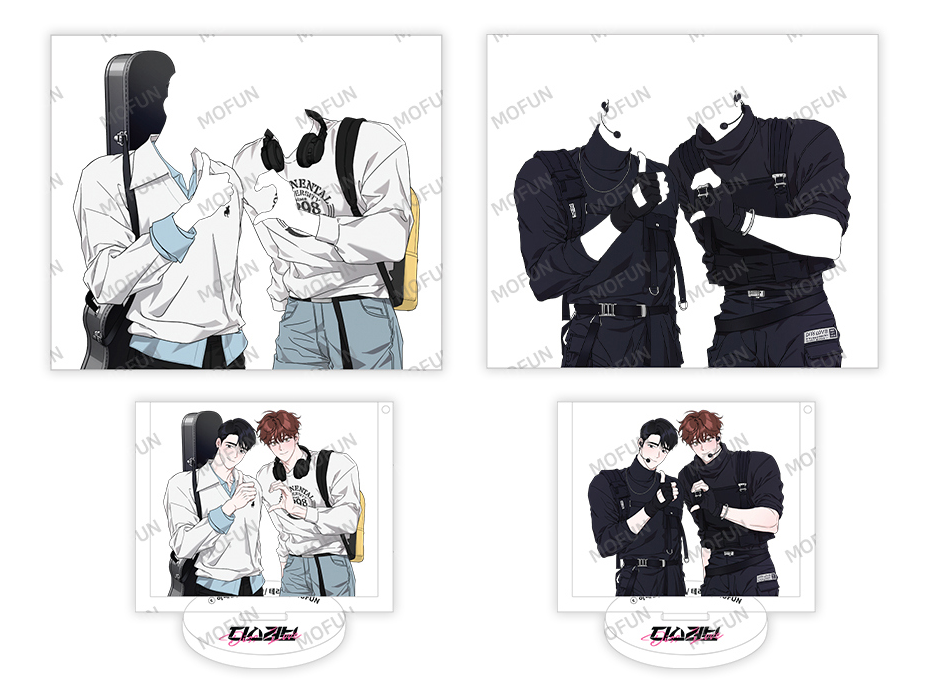 Diss Love Changing Clothes Acrylic Figure Set