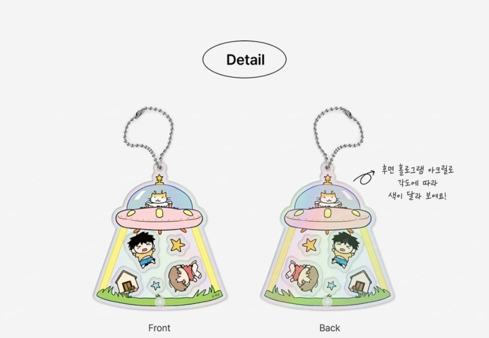 The Rite of Prayer Acrylic Shaker Keychain