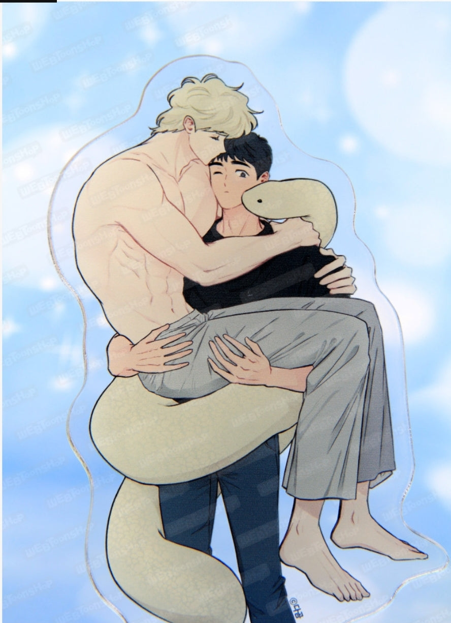 The Sacred Serpent's Seduction Acrylic Stand