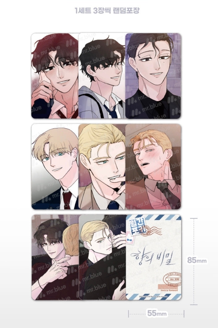 Mr. Blue Monthly The Secret of Fragrance Photo Cards
