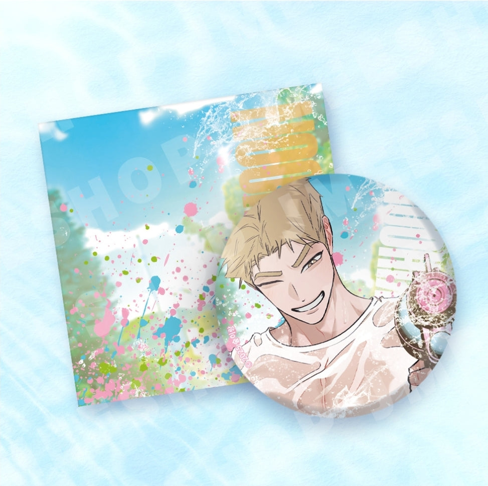 Red Thread Quest Can Badge SUMMER ver.