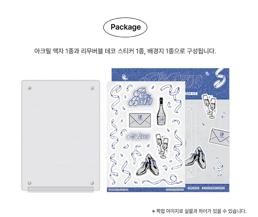 POP THE BEYOND Postcard Acrylic Frame & Sticker Set