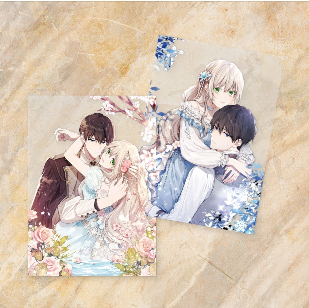 The Viridescent Tiara A3 Transparent Poster Set of 2