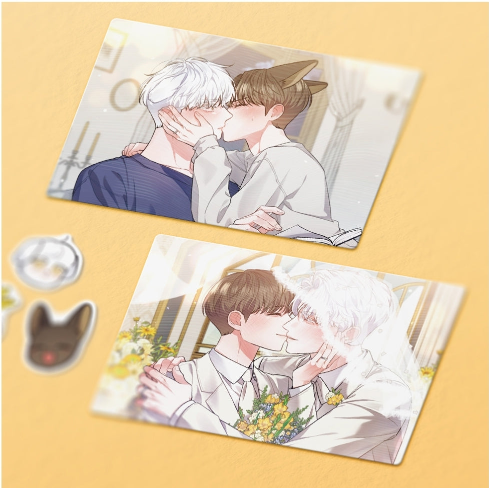 Puppy Ever After Lenticular Post Cards